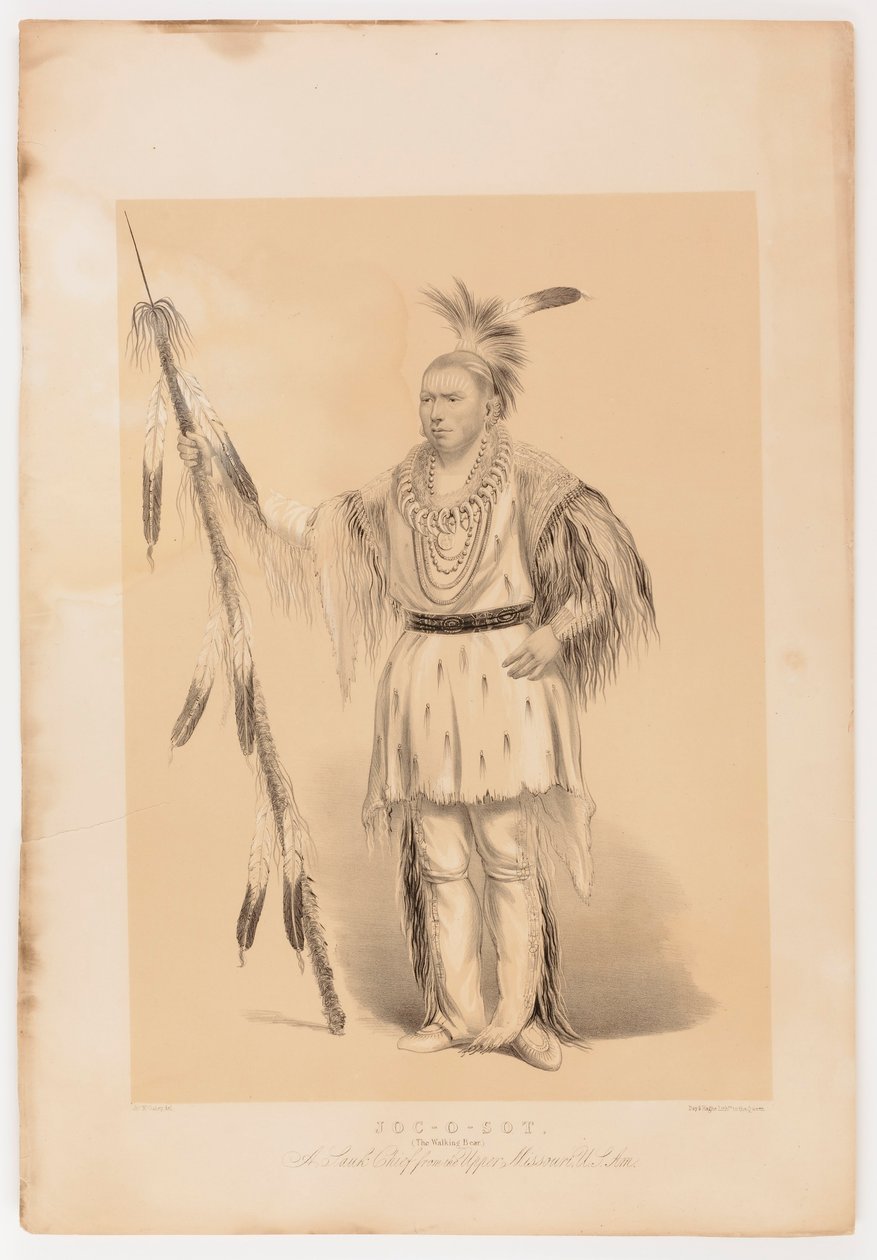 Joc-o-sot, chodící medvěd od George Catlin