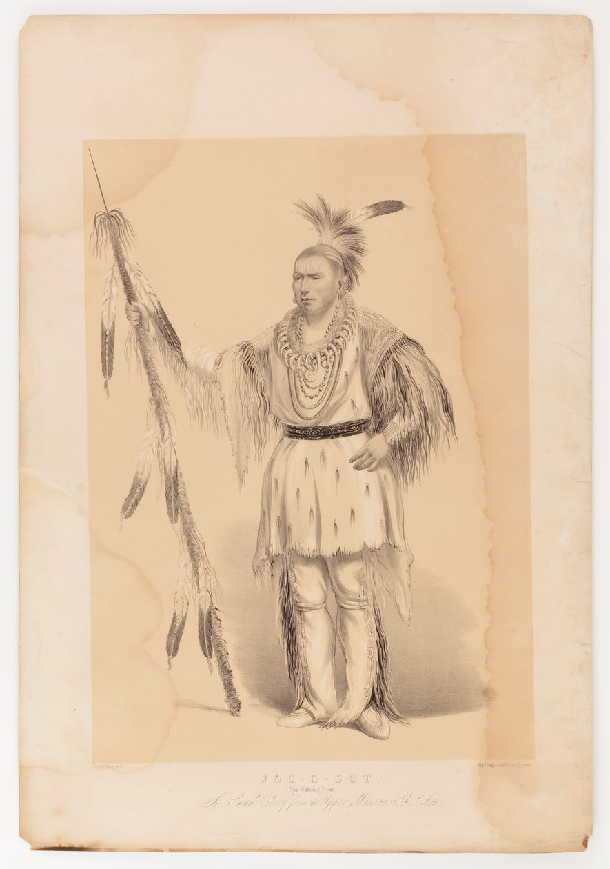 Joc-o-sot, chodící medvěd od George Catlin