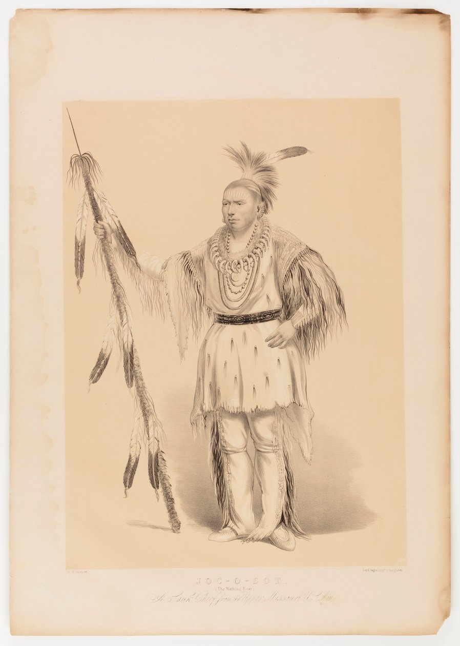 Joc-o-sot, chodící medvěd od George Catlin
