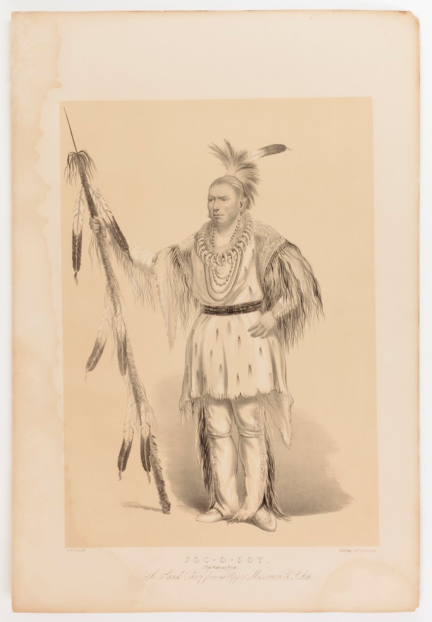 Joc-o-sot, chodící medvěd od George Catlin