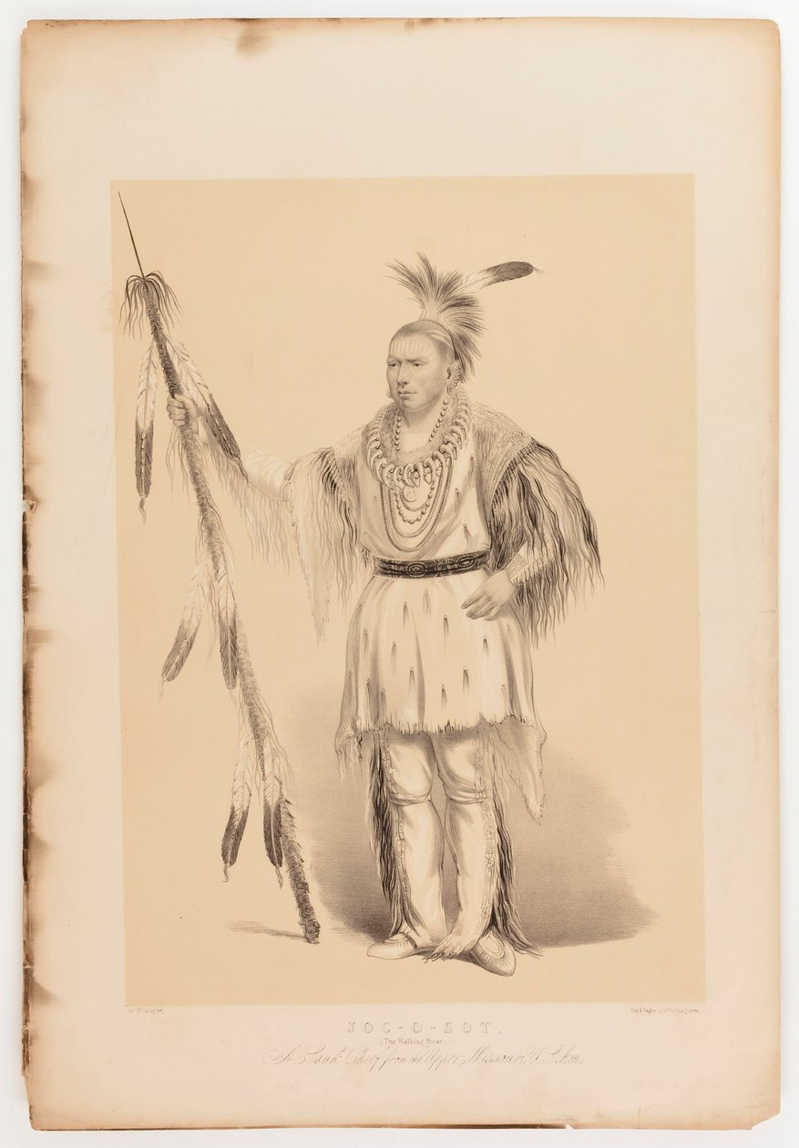 Joc-o-sot, chodící medvěd od George Catlin