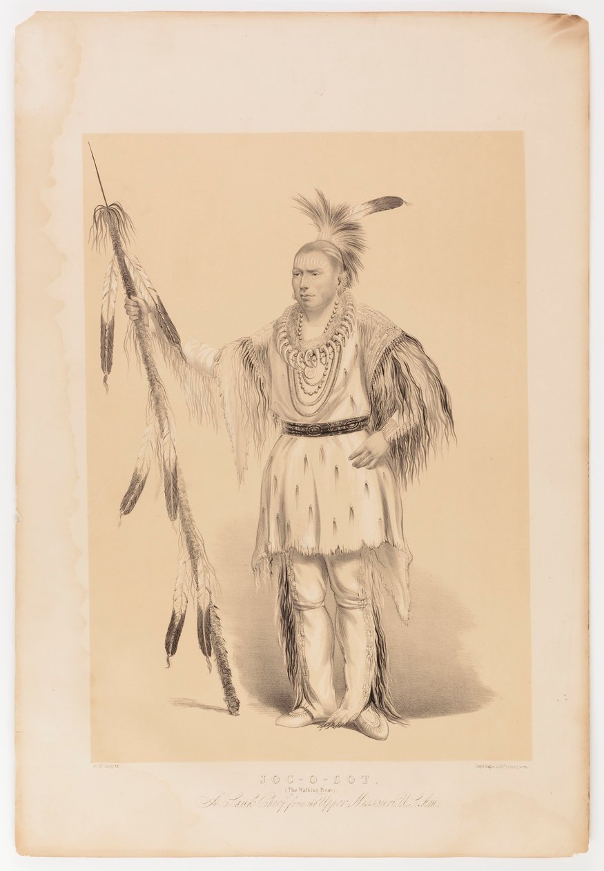 Joc-o-sot, chodící medvěd od George Catlin
