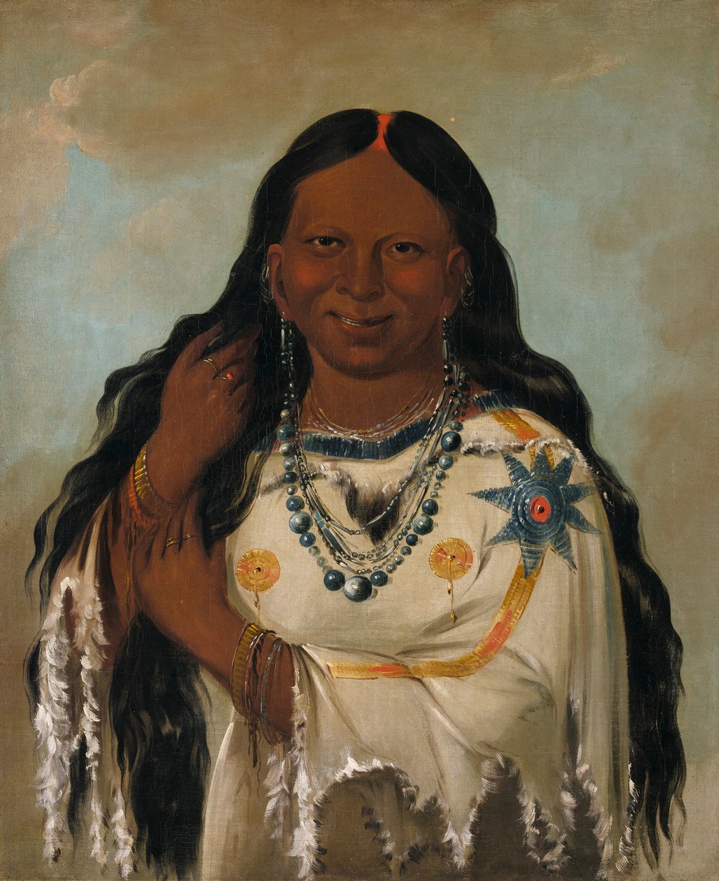 Kay-a-gís-gis, mladá žena od George Catlin