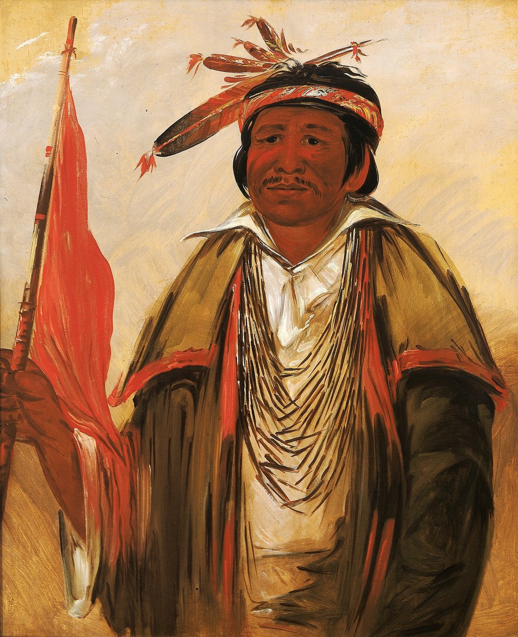 Ke-chím-qua, Big Bear od George Catlin