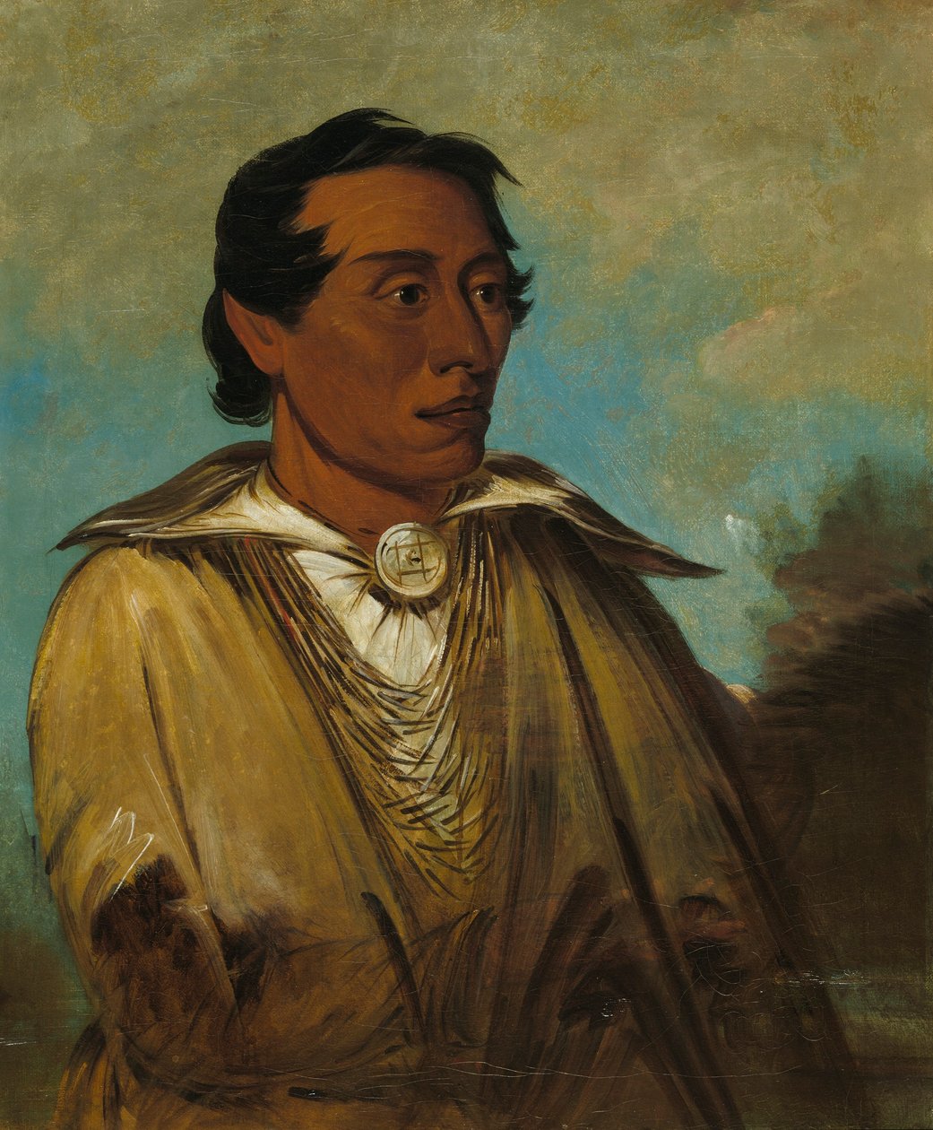 Kee-án-ne-kuk, Přední muž, náčelník kmene od George Catlin