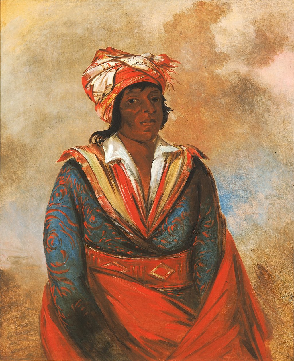 Kút-tee-o-túb-bee, Jak zabil, známý odvážlivec od George Catlin