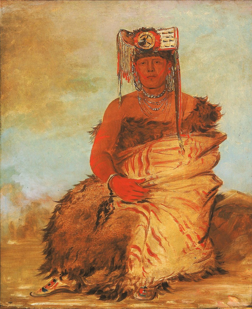 La-kée-too-wi-rá-sha, Malý náčelník, válečník Tapage Pawnee od George Catlin