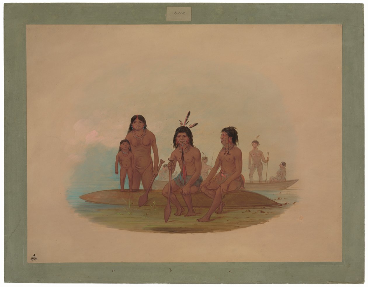 Indiáni z kmene Marahua od George Catlin
