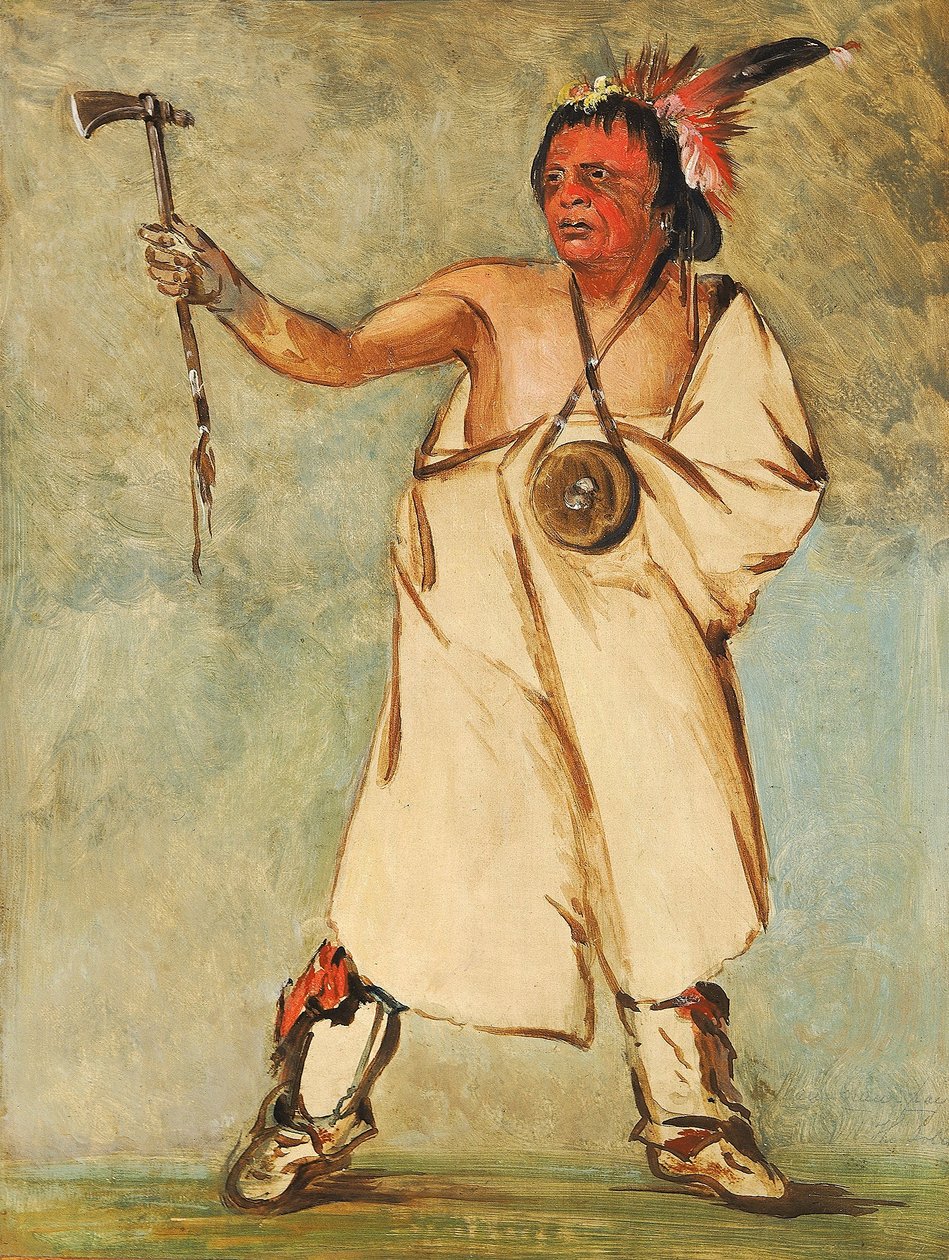 Naw-naw-páy-ee, Voják od George Catlin