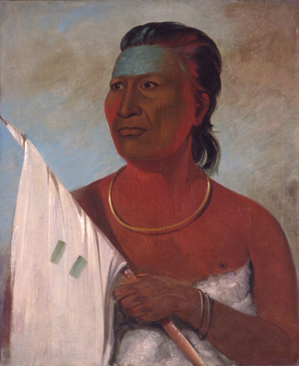 Náh-pope, Soup, poradce Černého jestřába od George Catlin