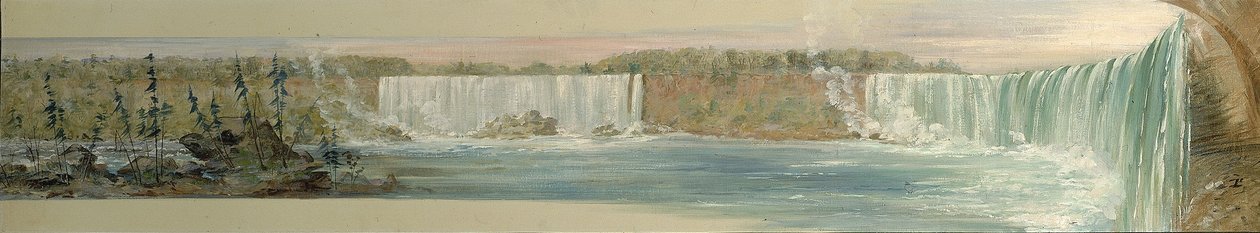 Niagarské vodopády od George Catlin