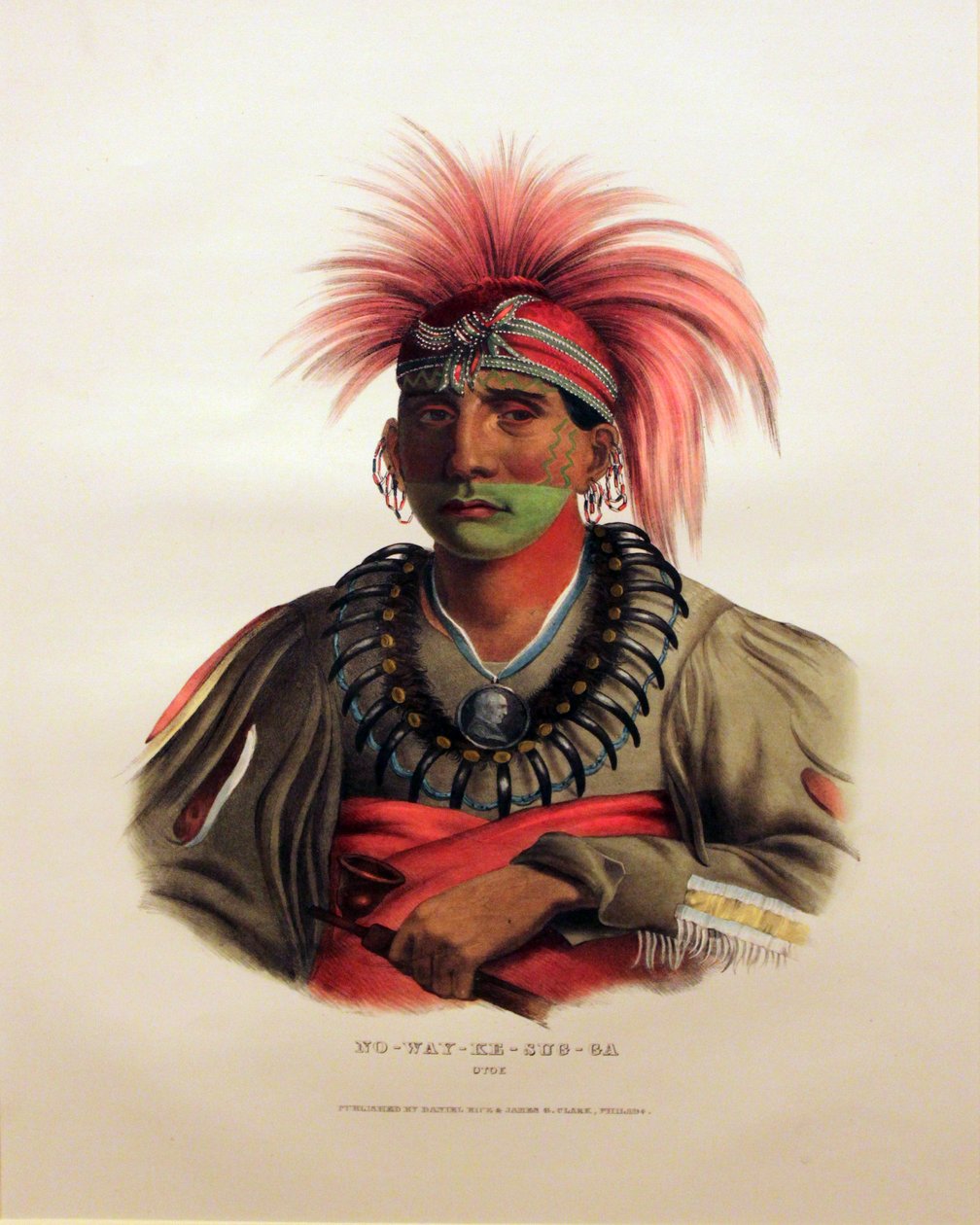 No-Way-Ke-Sug-Ga, Otoe od George Catlin