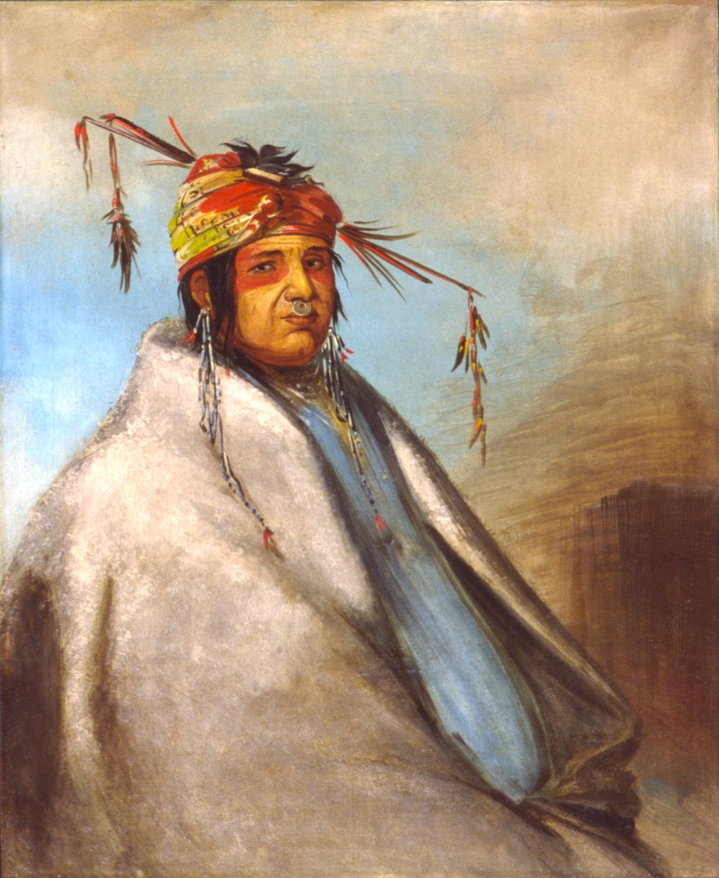 Non-on-dá-gon, náčelník od George Catlin