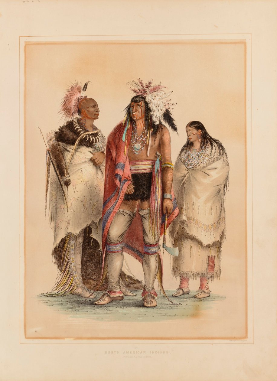 Severoameričtí indiáni - č. 1 od George Catlin
