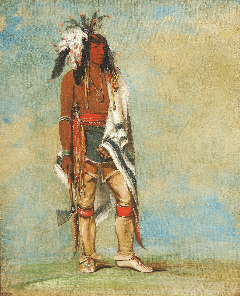 Nót-to-way, náčelník od George Catlin