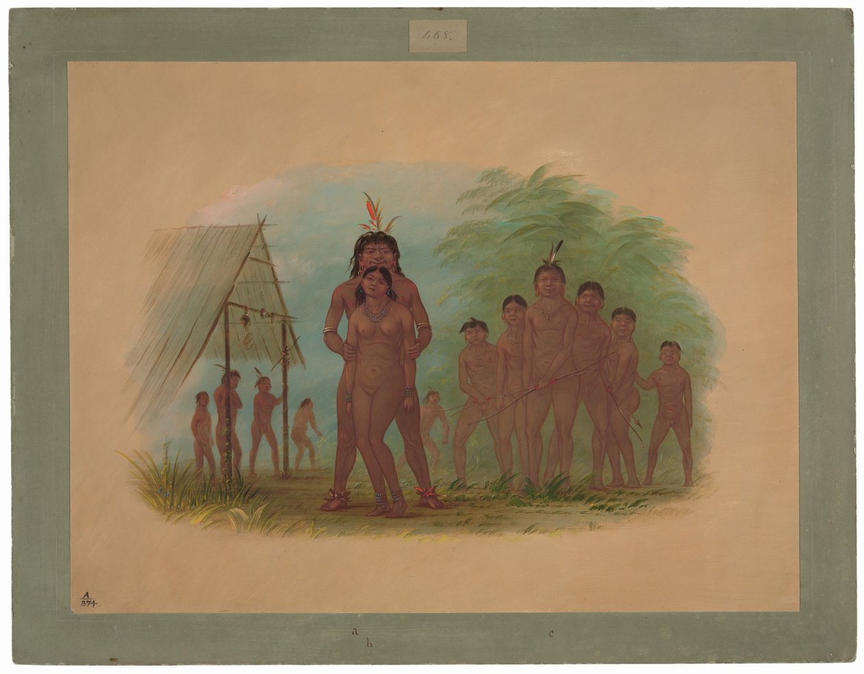 Indiáni z Orejony od George Catlin