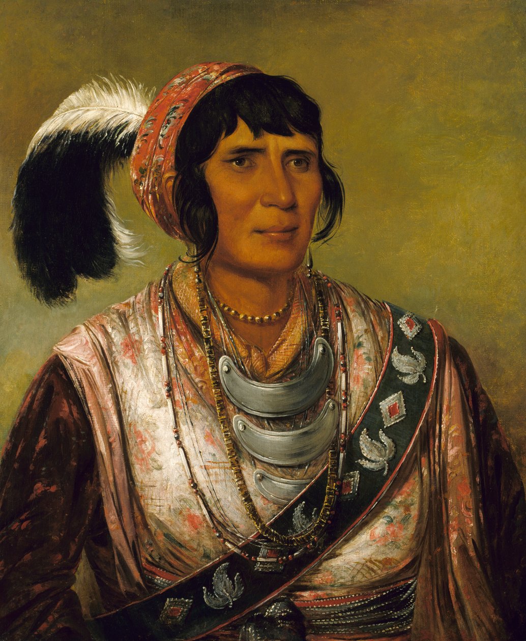 Os-ce-o-lá, Černý nápoj, válečník velkého významu, 1838. od George Catlin