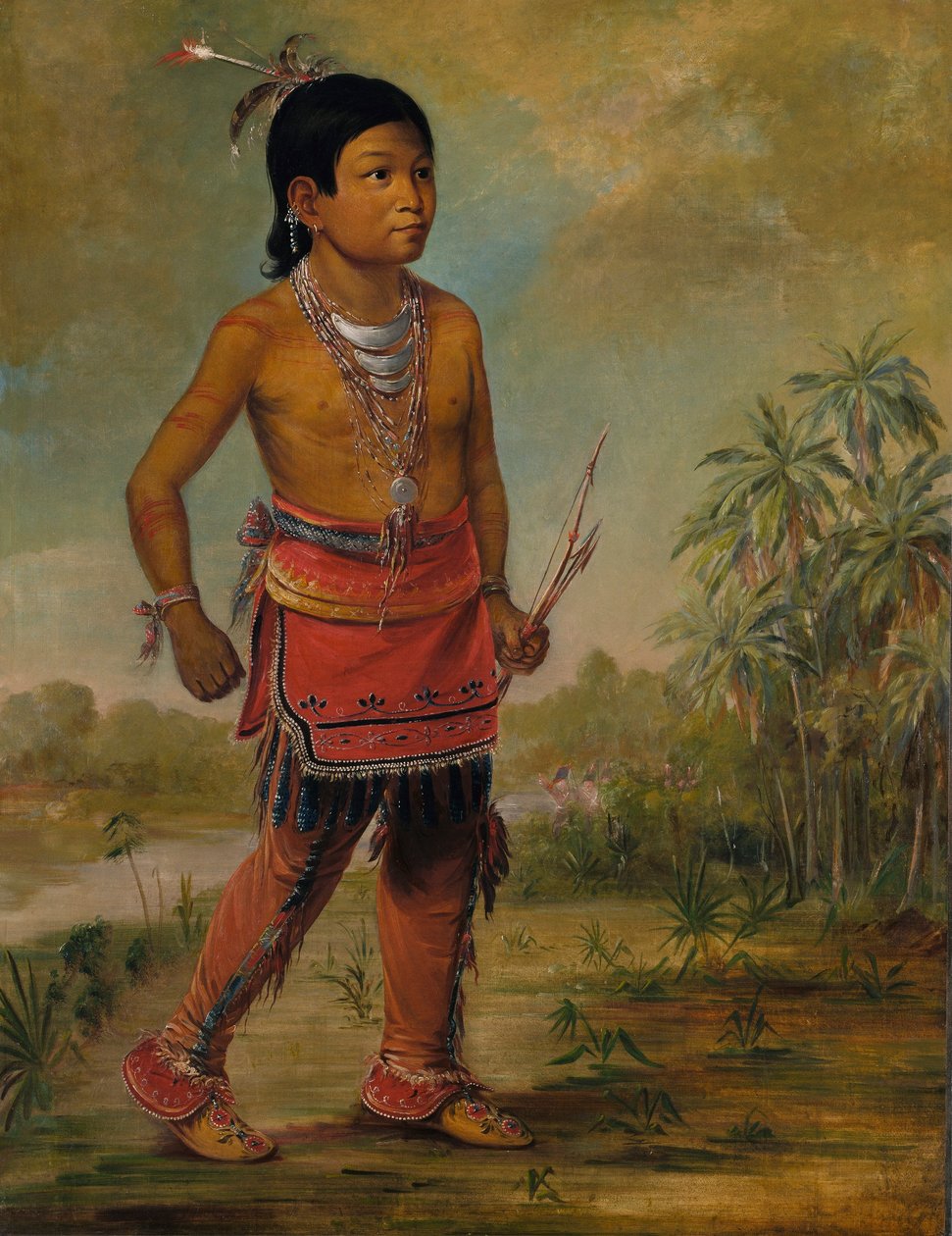 Osceola Nick-a-no-chee, chlapec od George Catlin