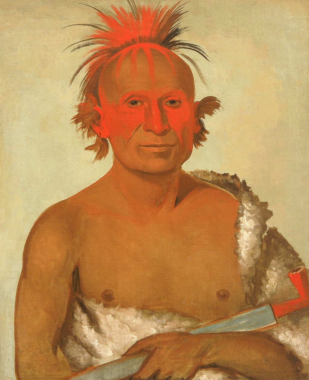 Pash-ee-pa-hó, Malý bodavý náčelník, mladší, jeden ze statečných Black Hawk