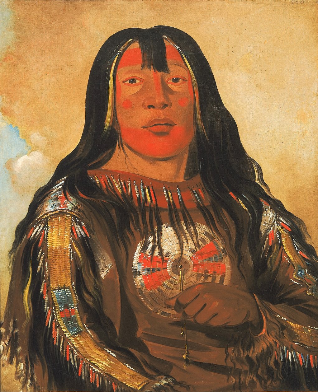 Peh-tó-pe-kiss, Orlí žebra, náčelník Pieganů od George Catlin