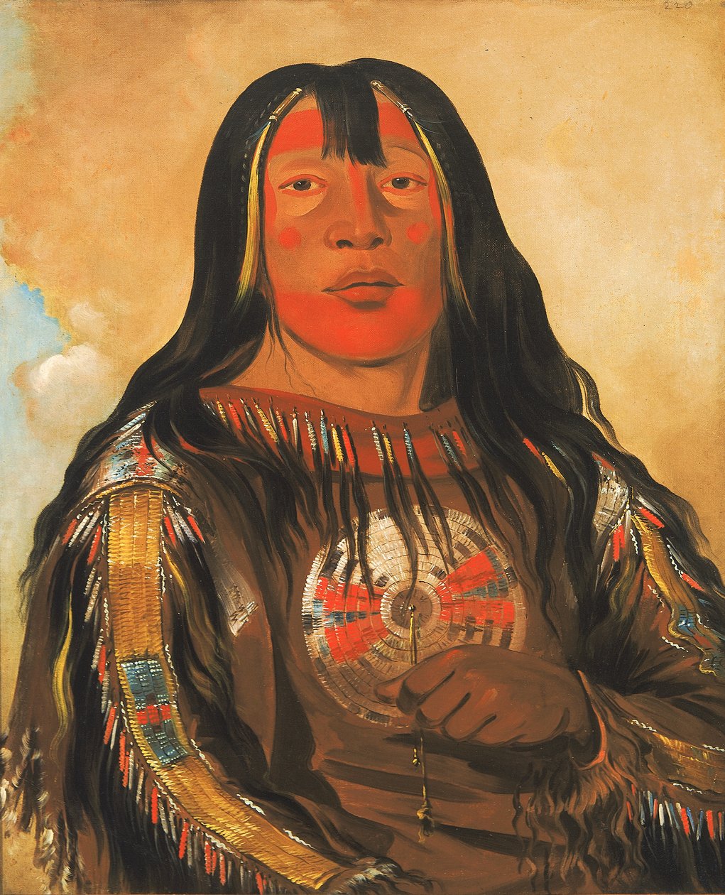 Peh-tó-pe-kiss, Orlí žebra, Piegan Chief, 1832. od George Catlin