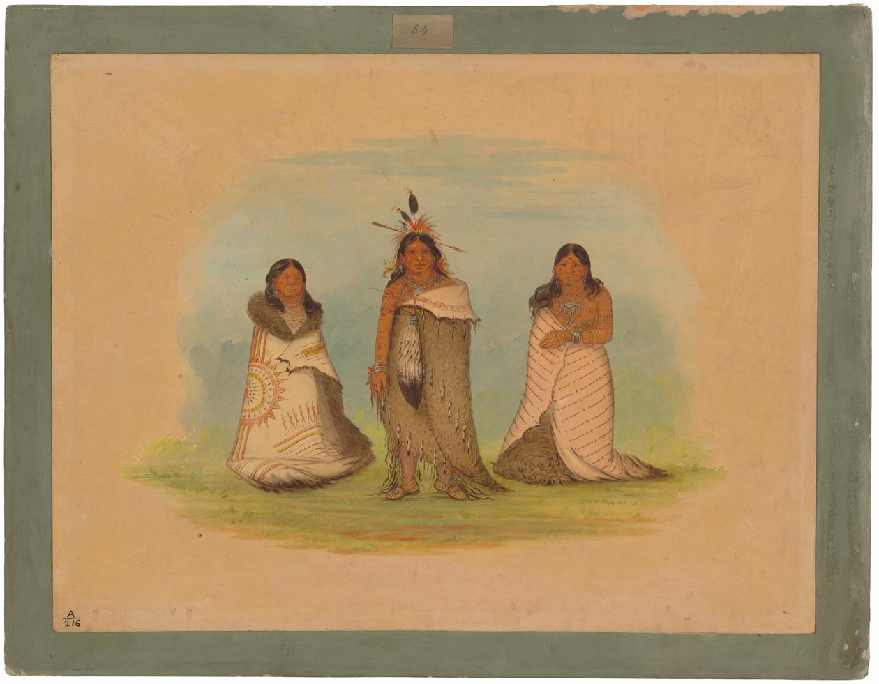 Indiáni Puncah od George Catlin