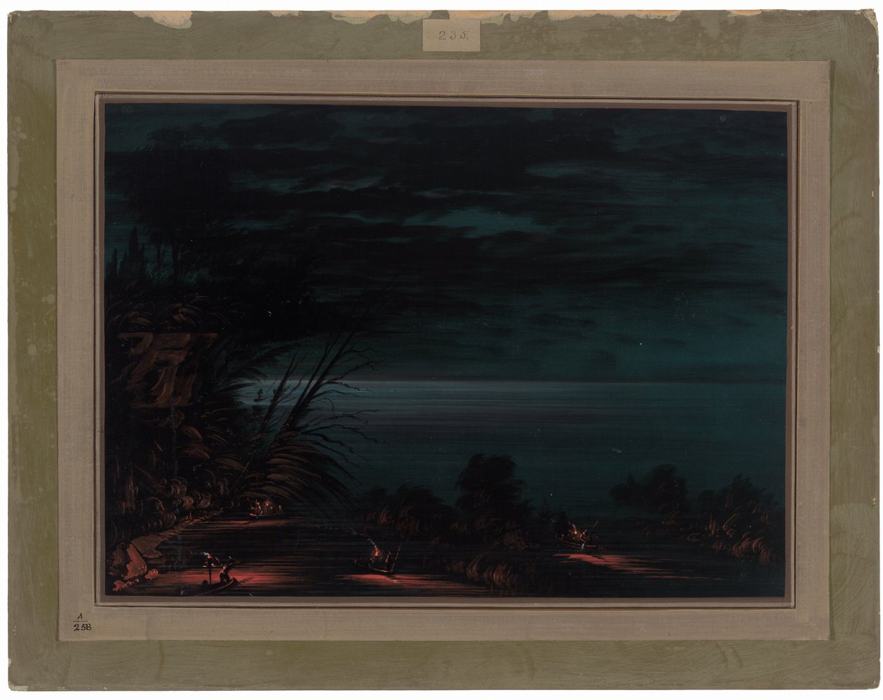 Oštěp lososa - Ottowas od George Catlin