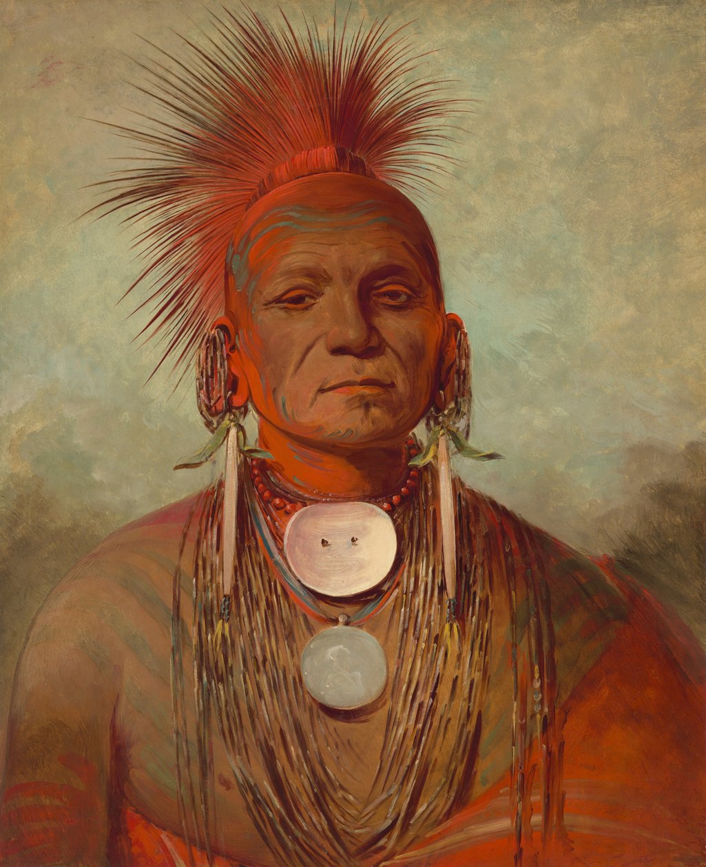 See-non-ty-a, lékař z Iowy od George Catlin