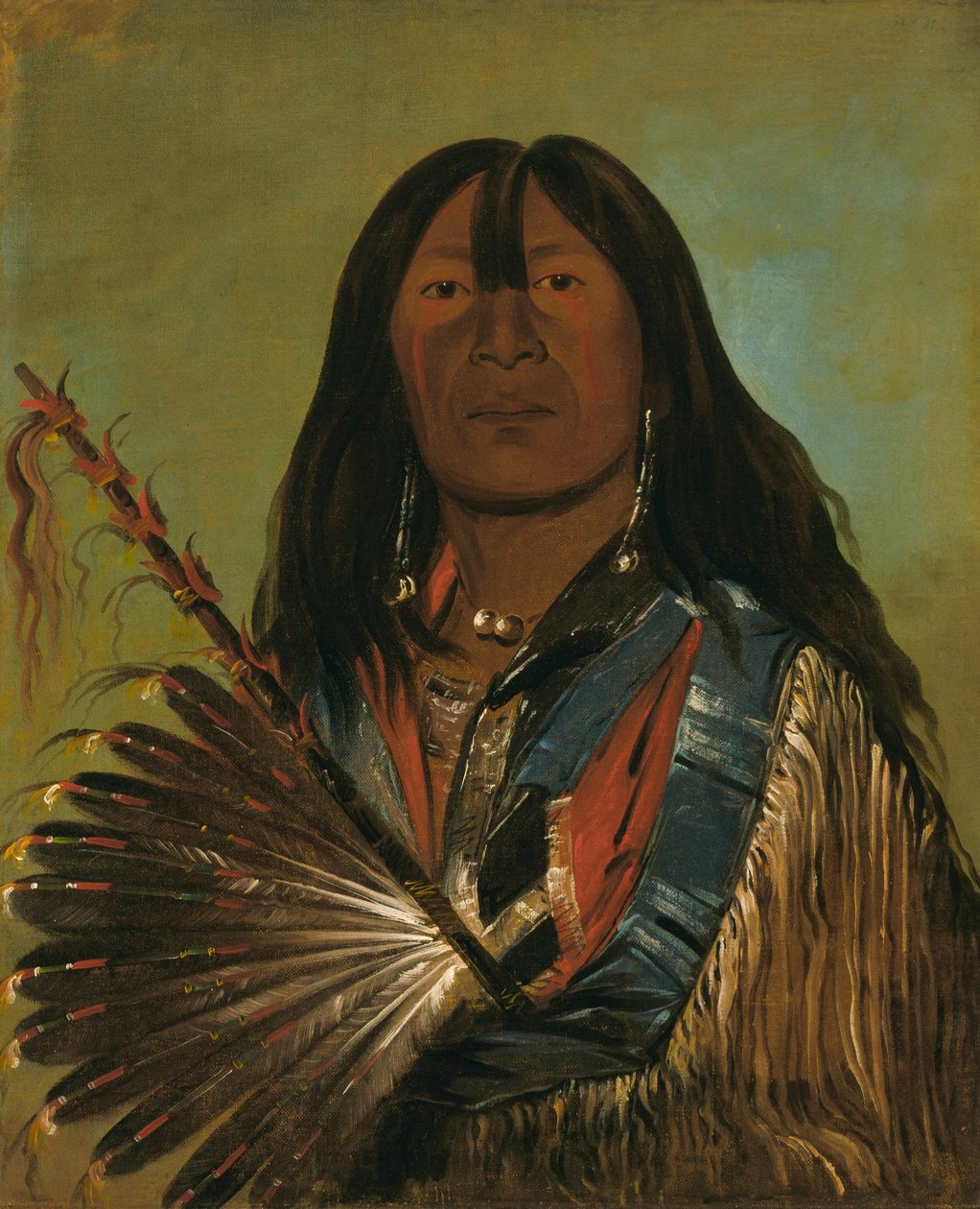 Šón-ka, Pes, náčelník skupiny Bad Arrow Points od George Catlin