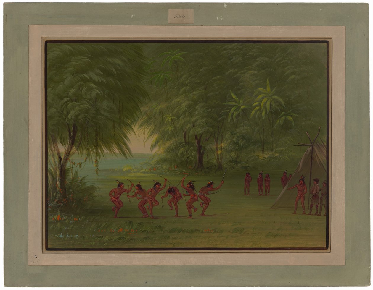 Tábor Tapuyů od George Catlin