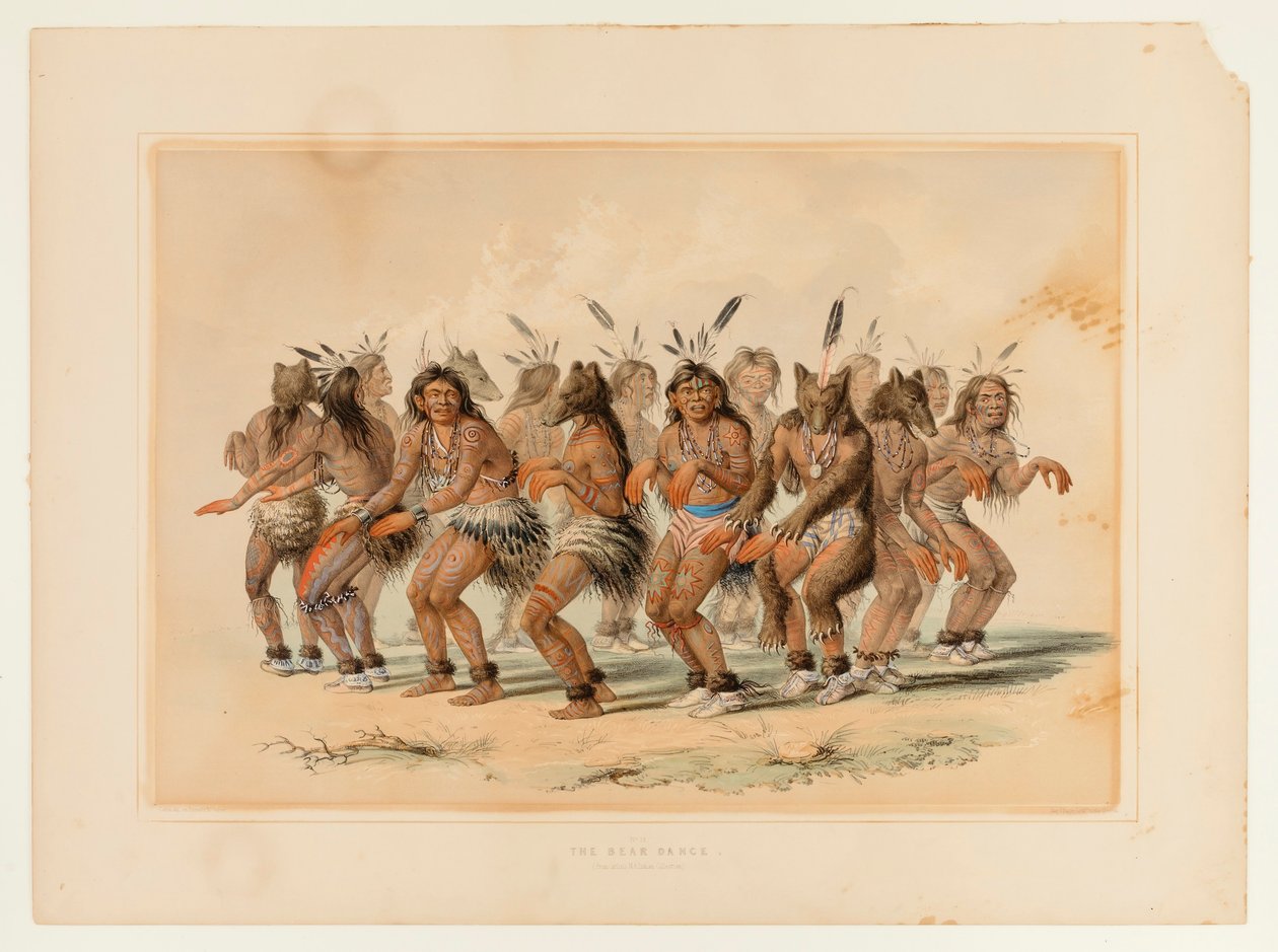 Medvědí tanec - č. 18 od George Catlin