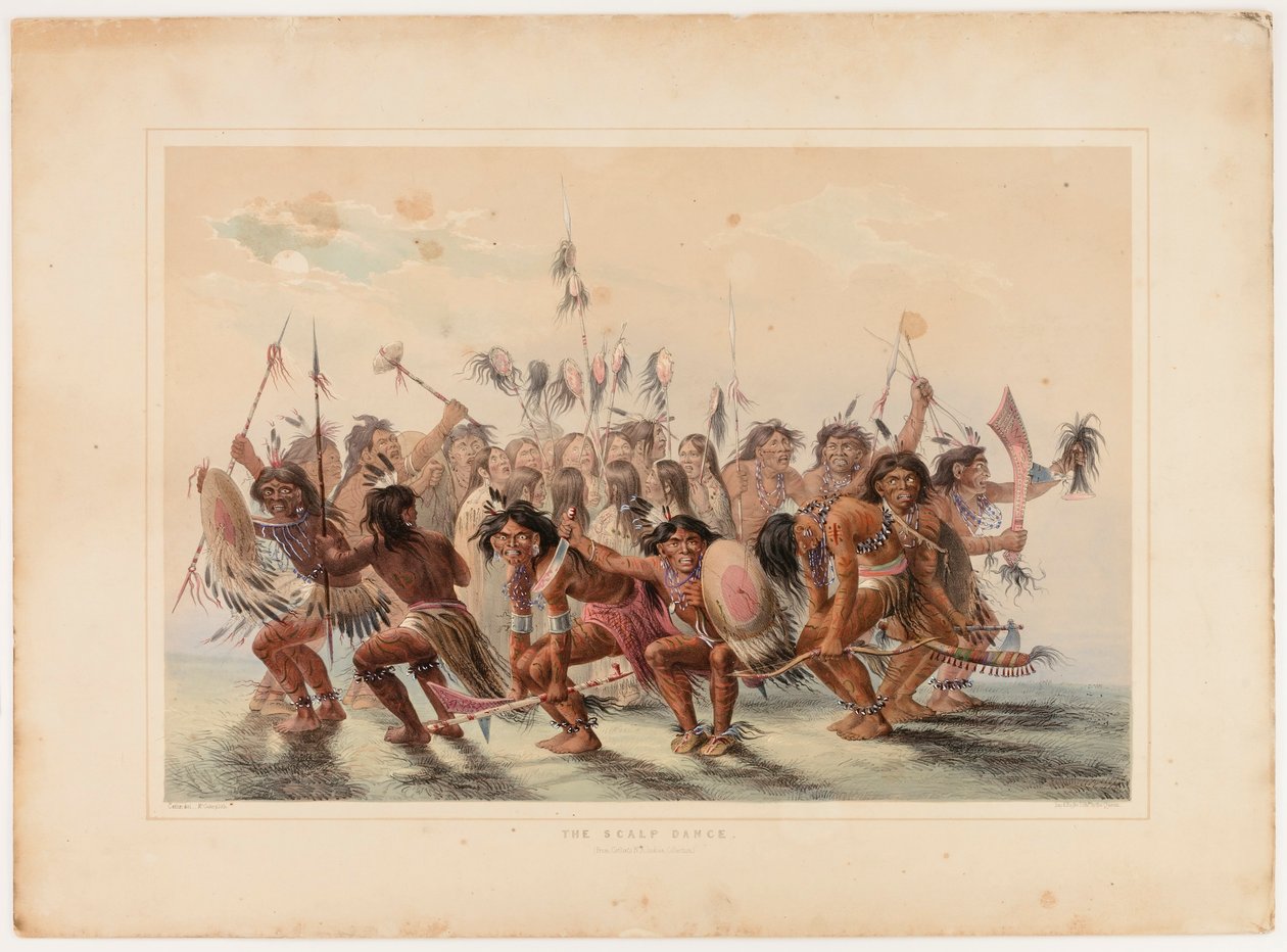 Tanec skalpů od George Catlin