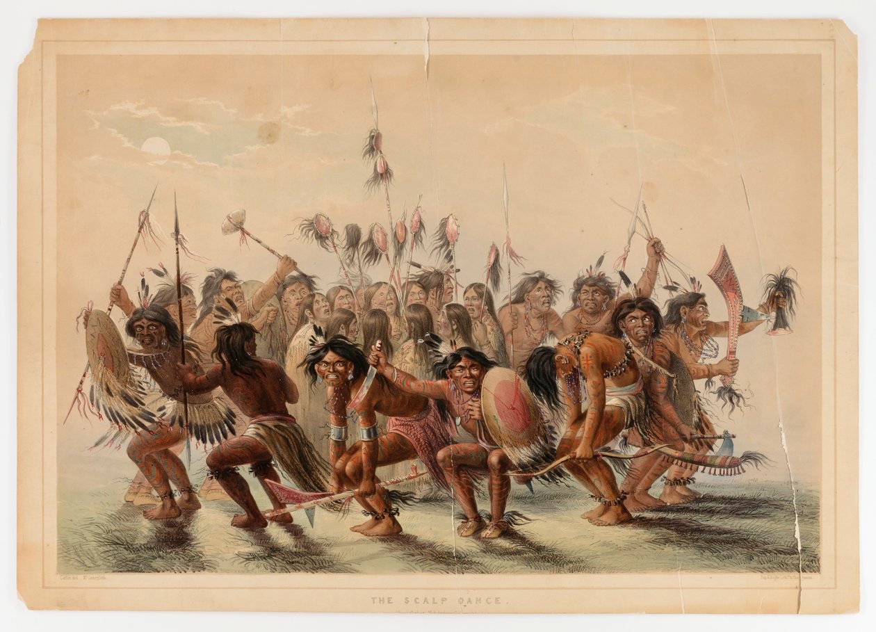 Tanec skalpů od George Catlin