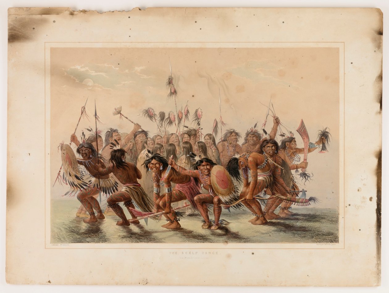 Tanec skalpů od George Catlin