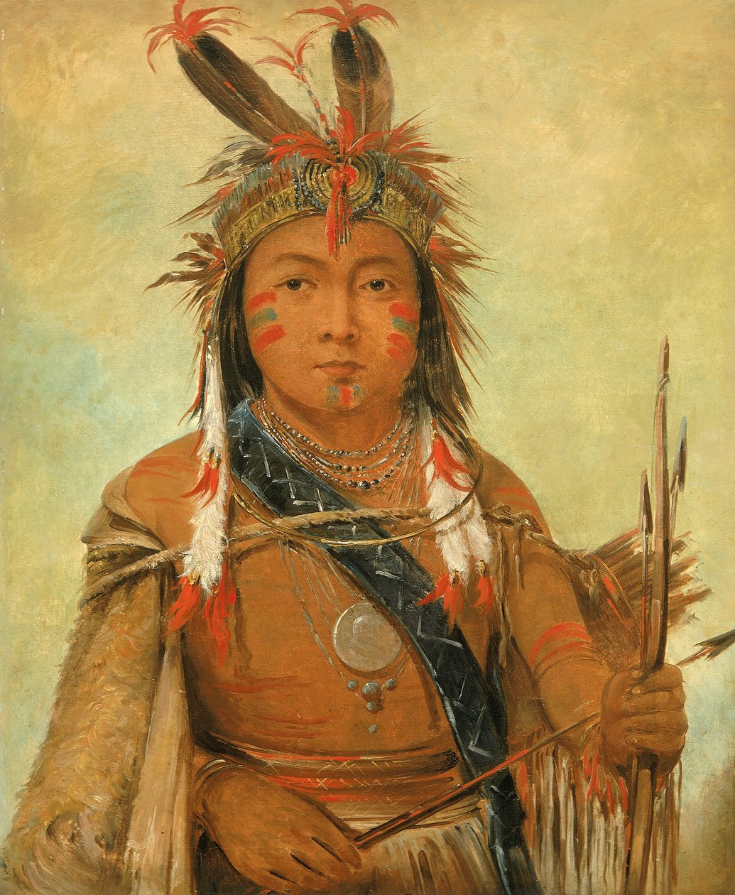 Ud-je-jock, Pelikán, chlapec, 1845. od George Catlin