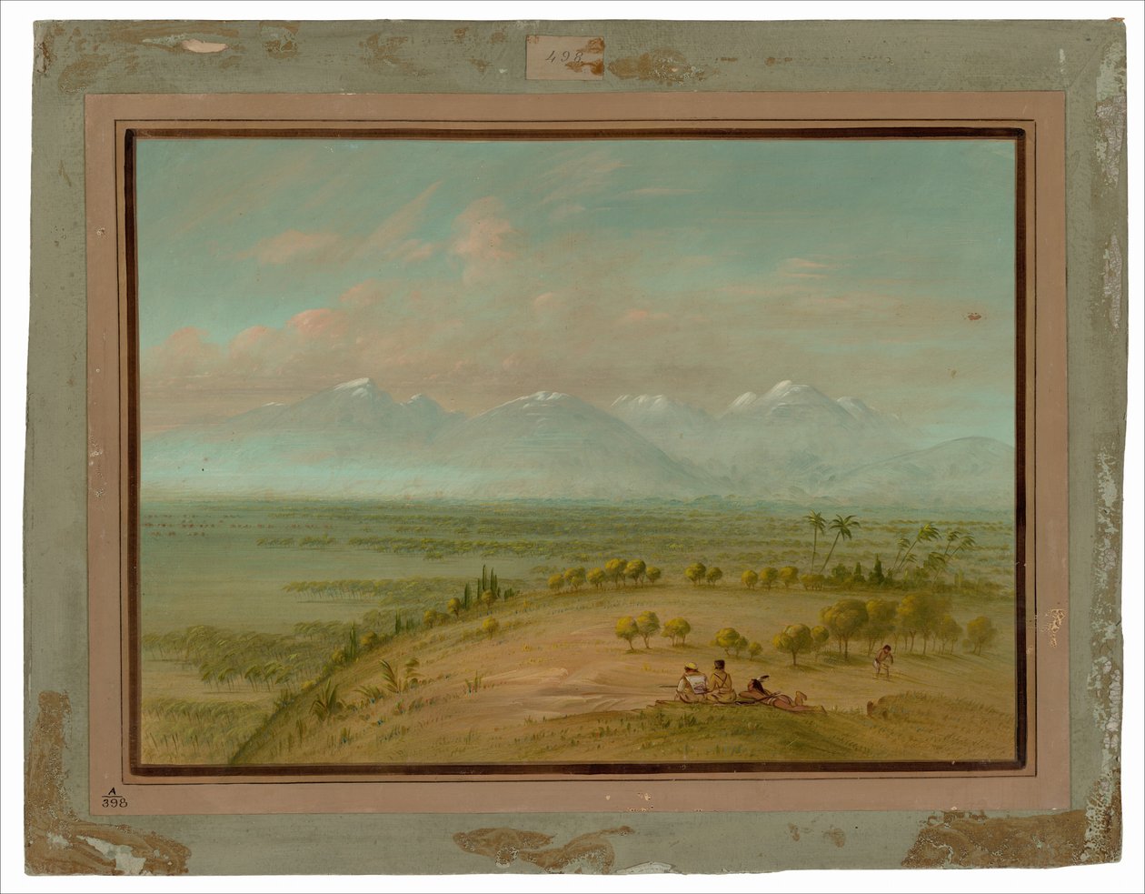 Pohled na Pampu del Sacramento od George Catlin
