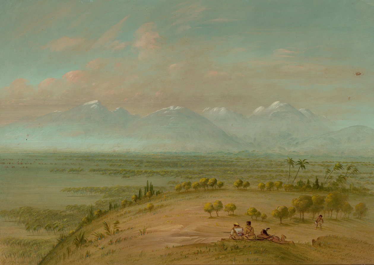 Pohled na Pampu del Sacramento, 18541869. od George Catlin