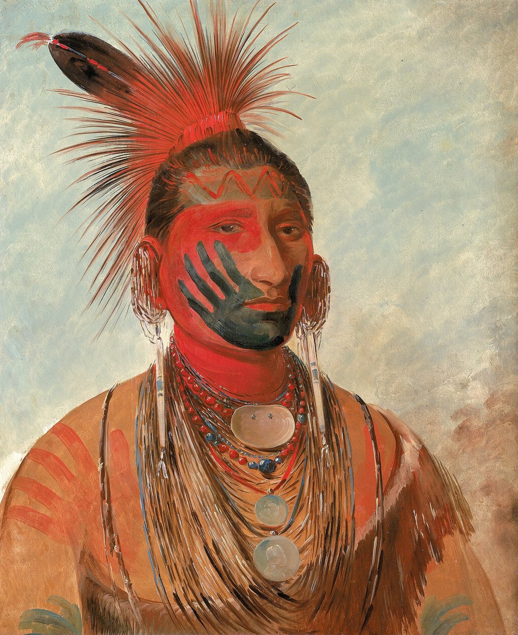 Wash-ka-mon-ya, Rychlý tanečník, válečník od George Catlin