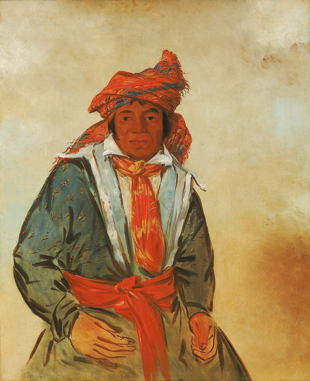 Wat-al-le-go, Statečný od George Catlin