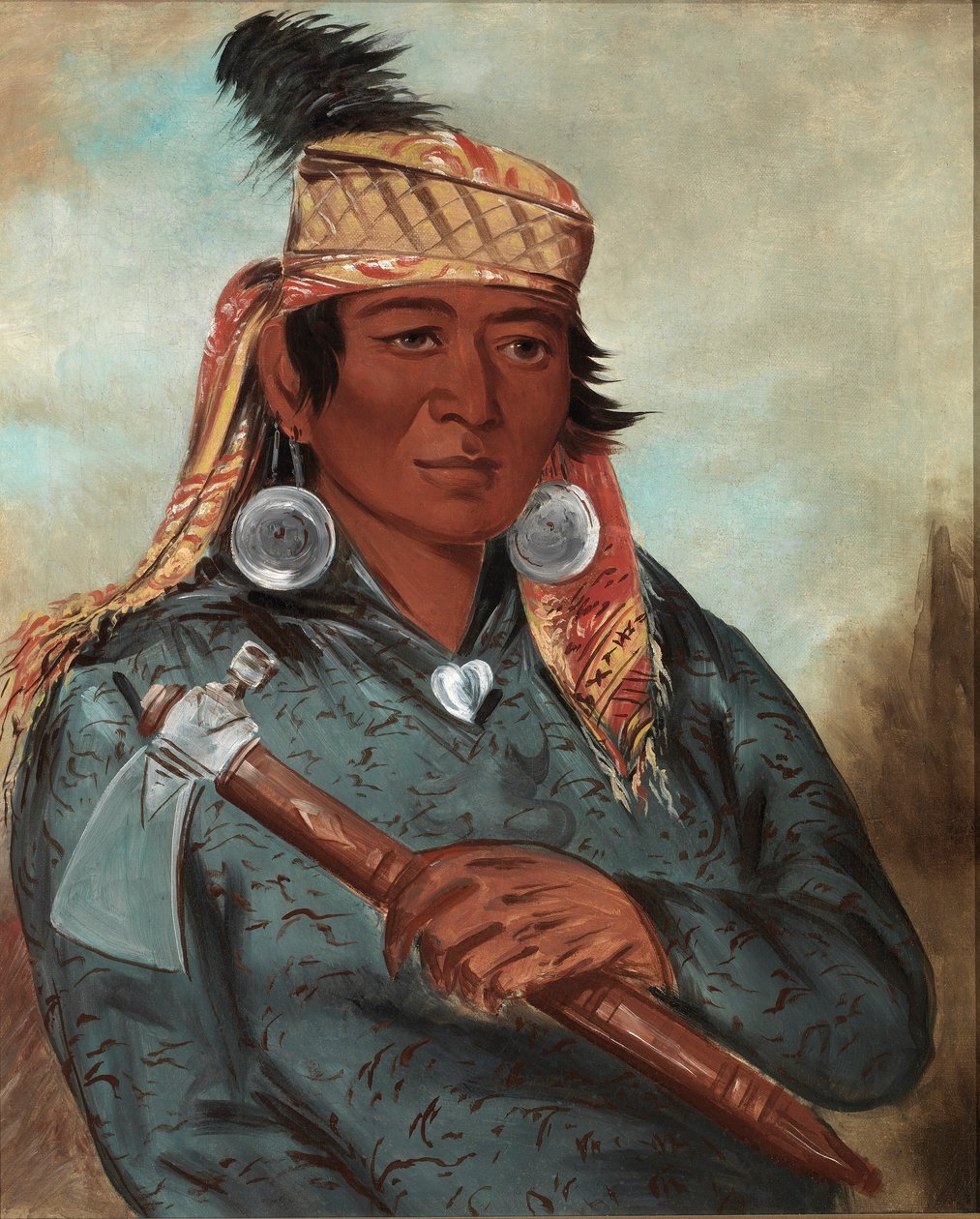 Wáh-pe-say, Bílý od George Catlin