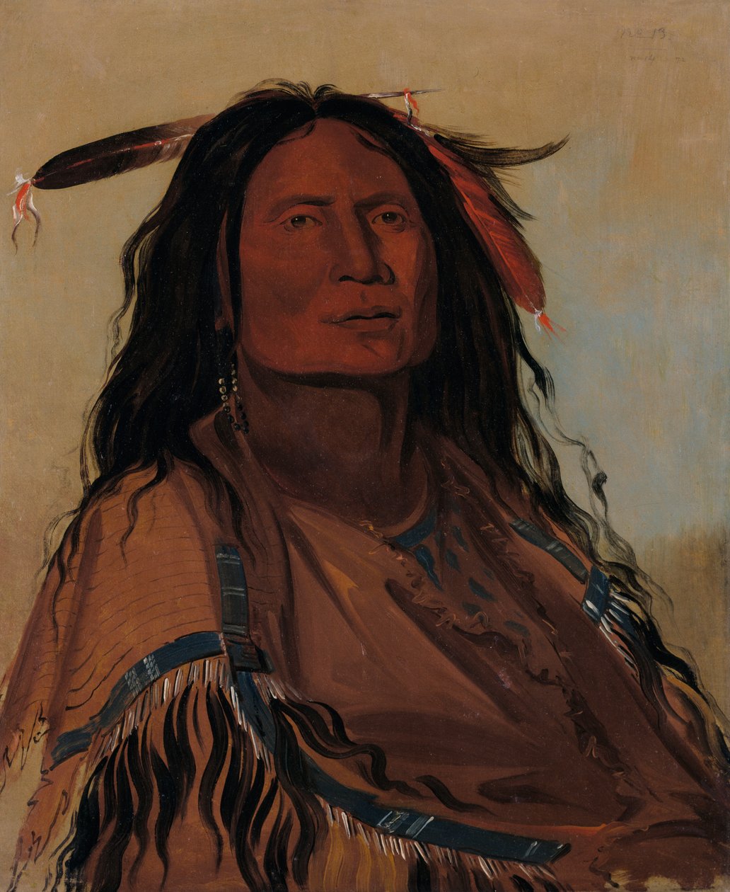 Wúk-mi-ser, Kukuřice, bojovník Miniconjou, 1832. od George Catlin