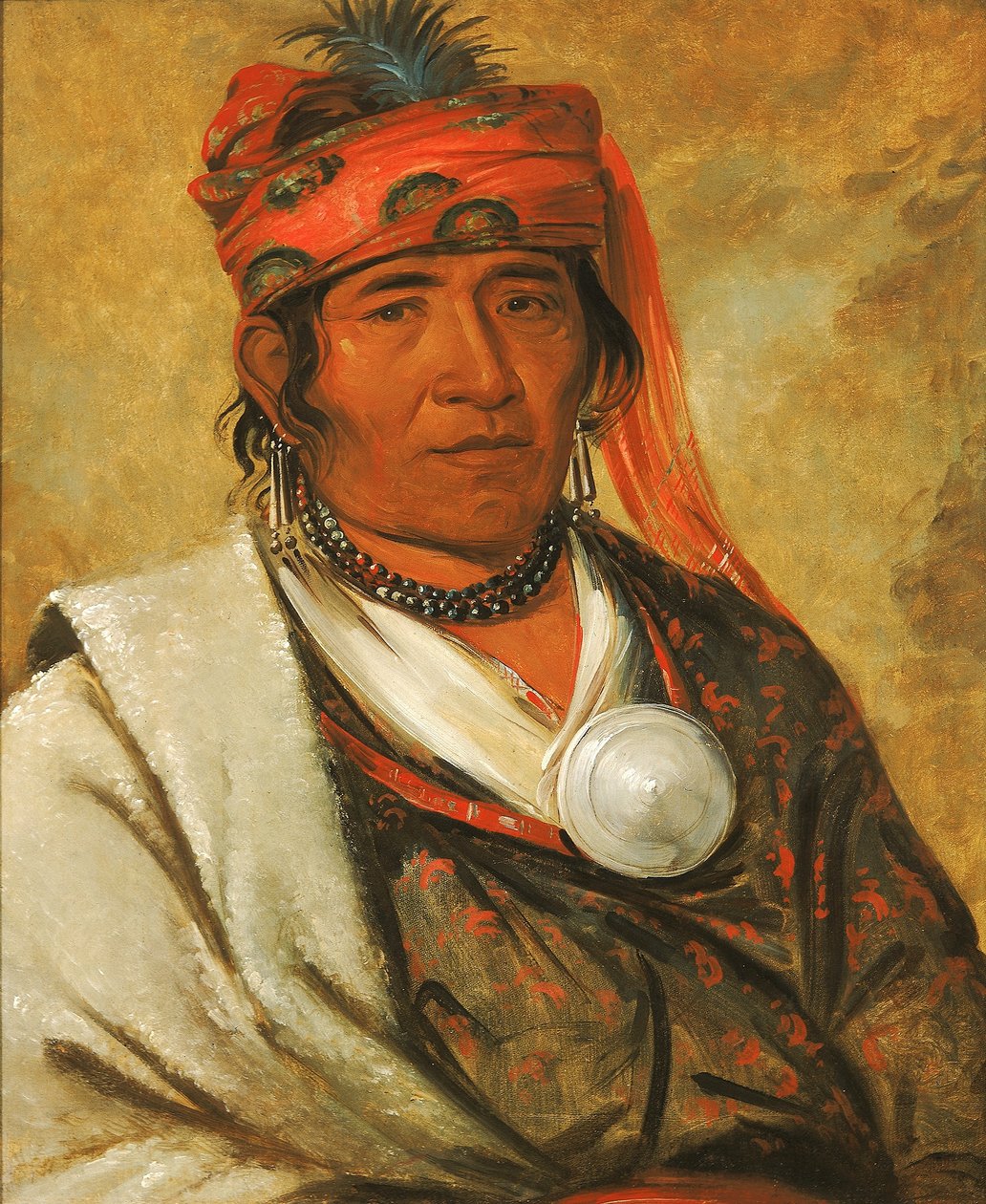Ye-hów-lo-gee, Mrak, náčelník od George Catlin