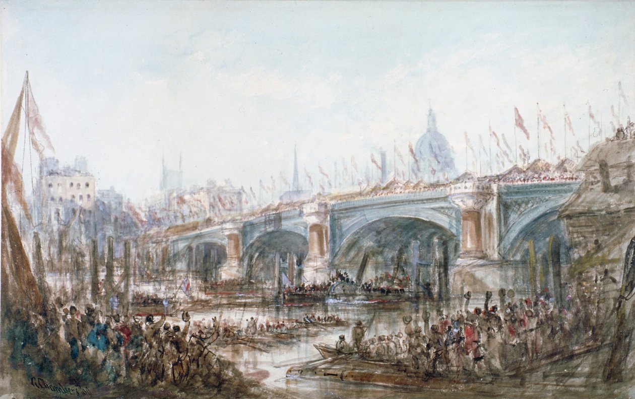 Otevření Blackfriars Bridge, Londýn, 1869 od George Chambers
