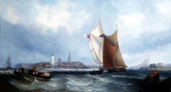 Přeprava z francouzského pobřeží od George Chambers