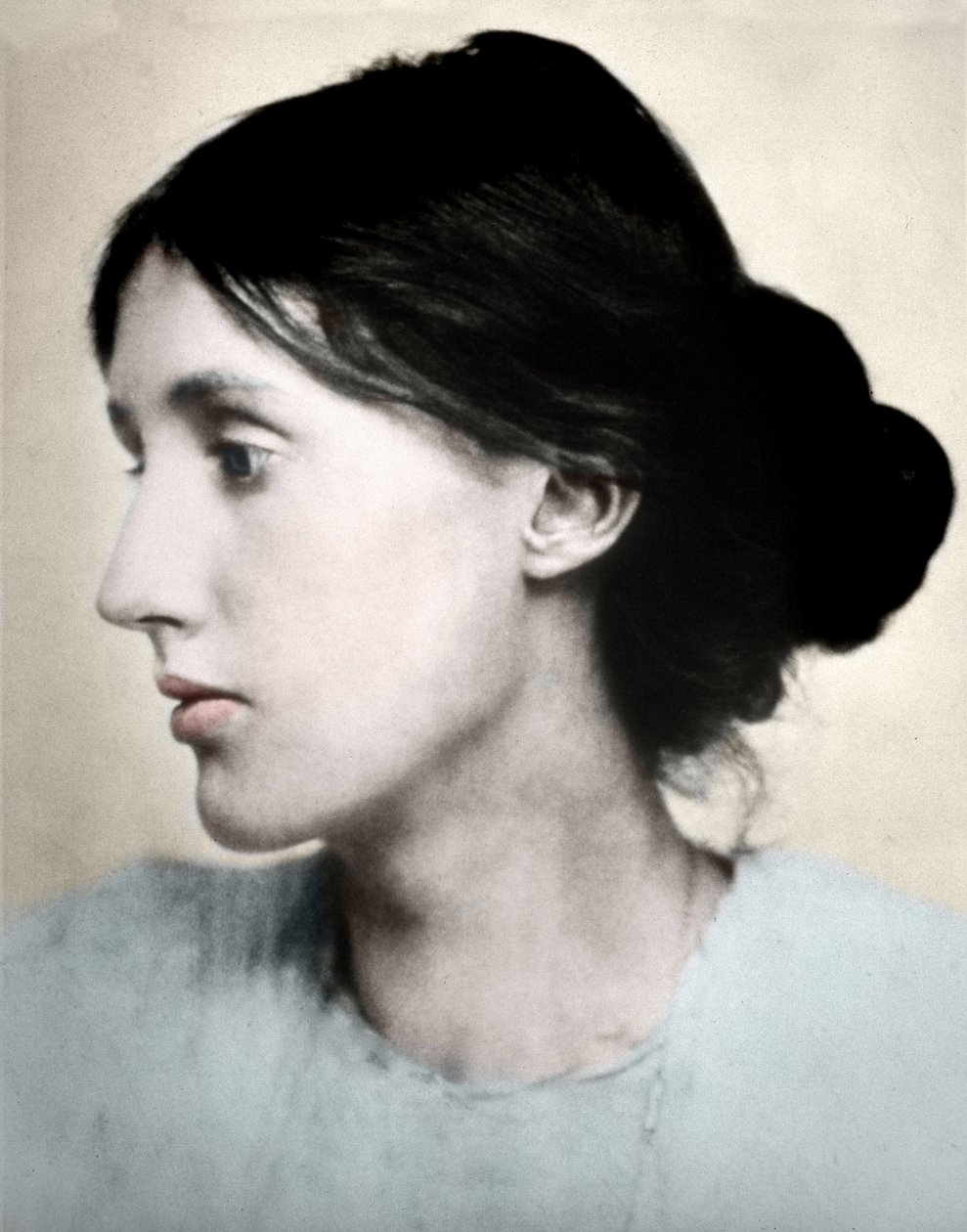 Portrét anglické spisovatelky Virginie WOOLFOVÉ od George Charles Beresford