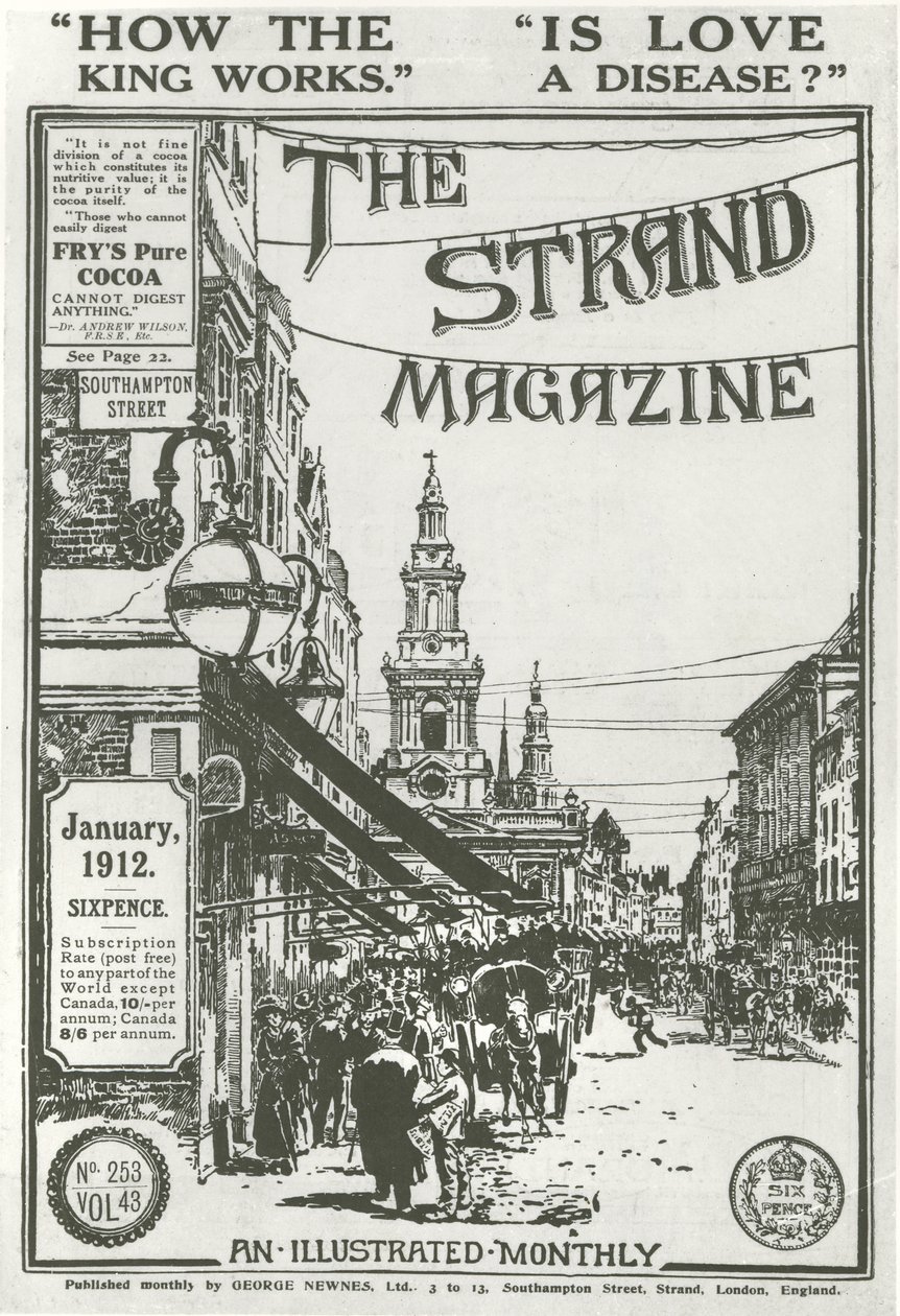 Obálka The Strand Magazine, 1912 od George Charles Haite