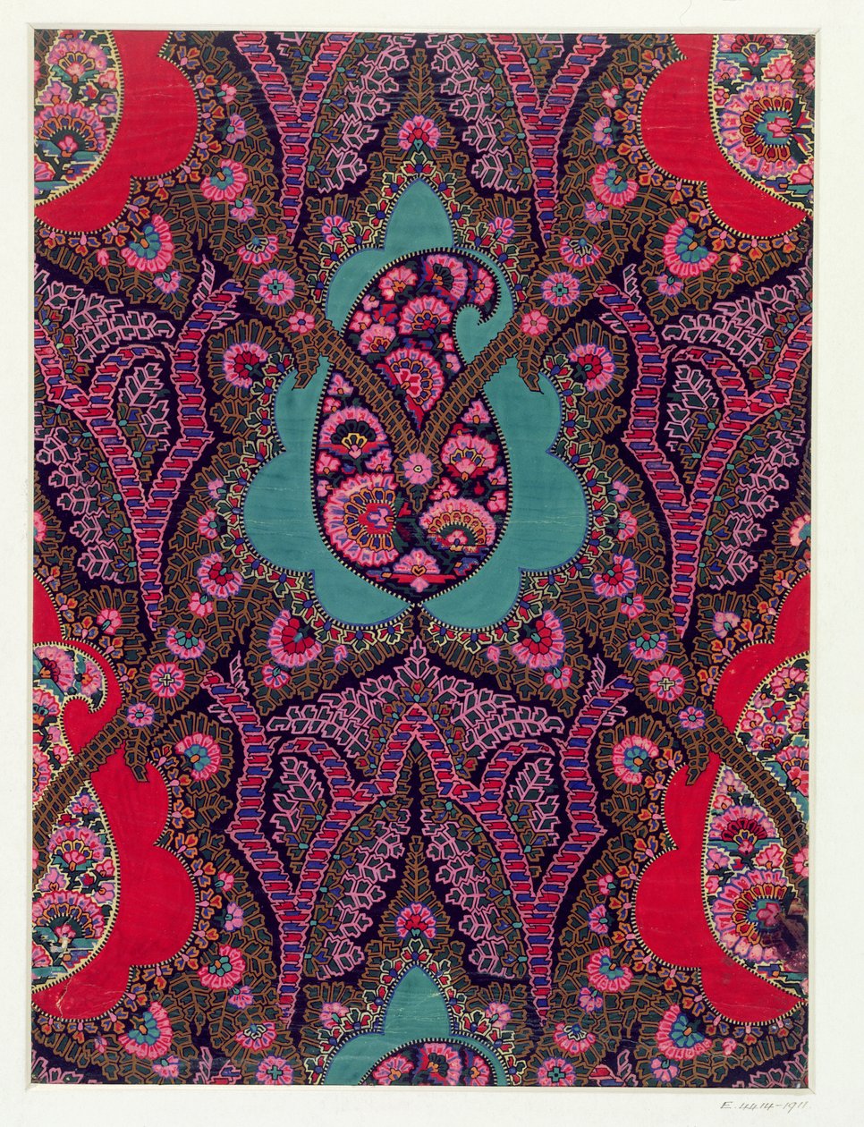 Fabric Design for Paisley Shawls, c.1871 od George Charles Haite