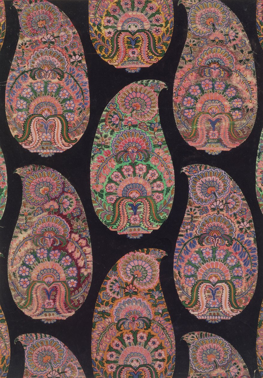 Fabric Design for Paisley Shawls, c.1871 od George Charles Haite