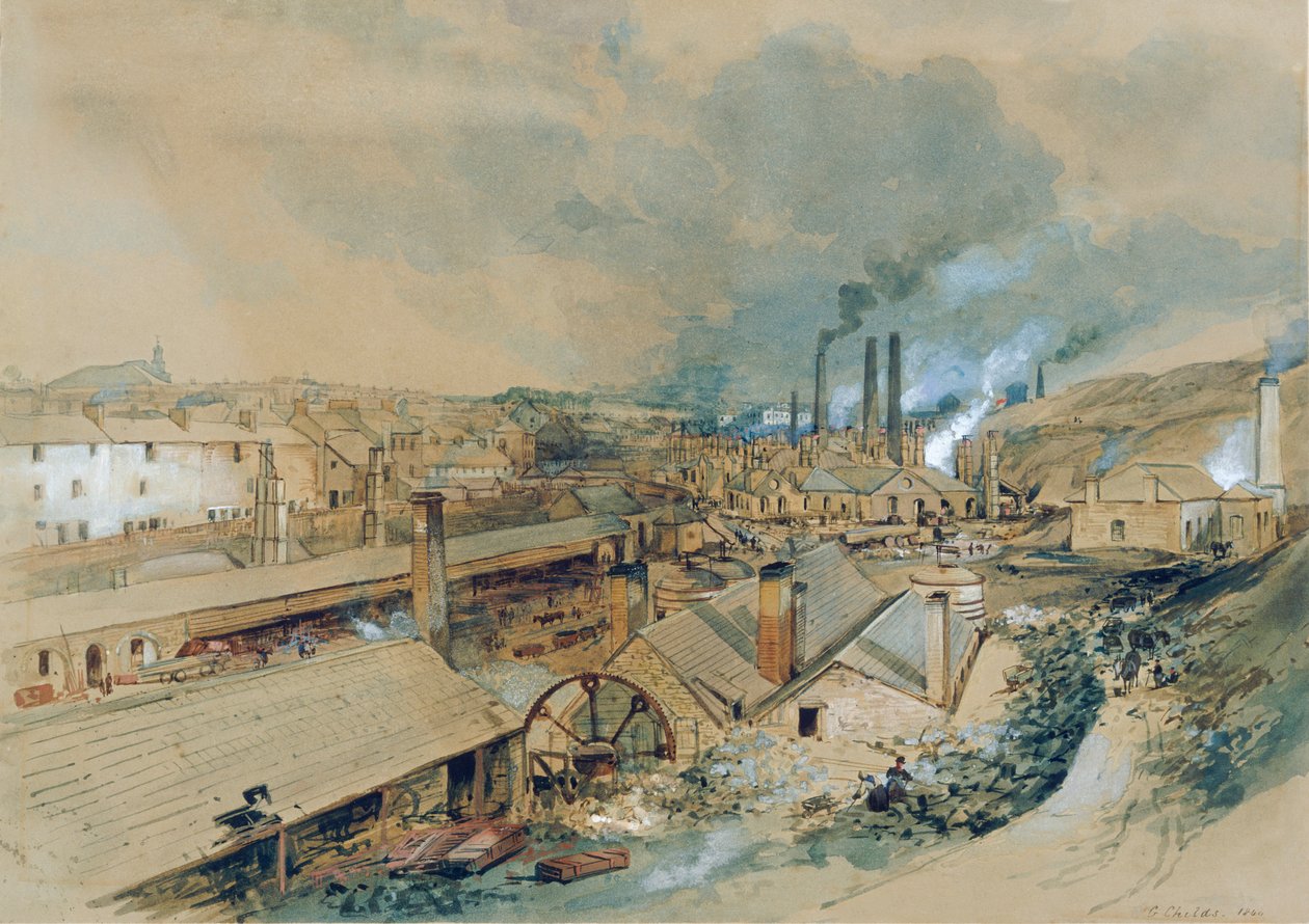 Železárny Dowlais od George Childs