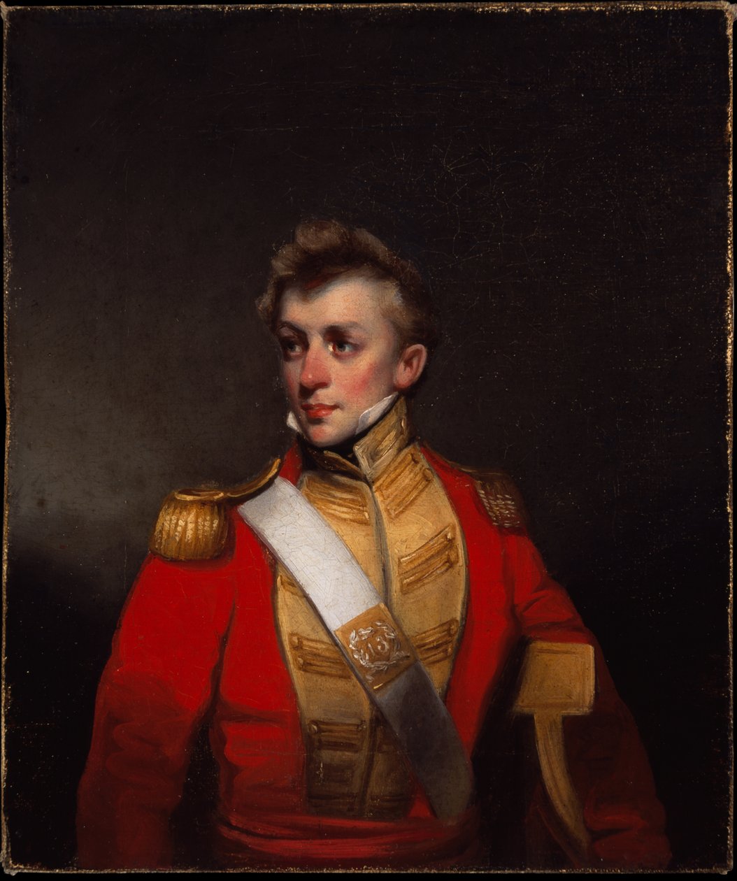 Neznámý důstojník 13. Bombay Native Infantry, circa 1824 od George Chinnery